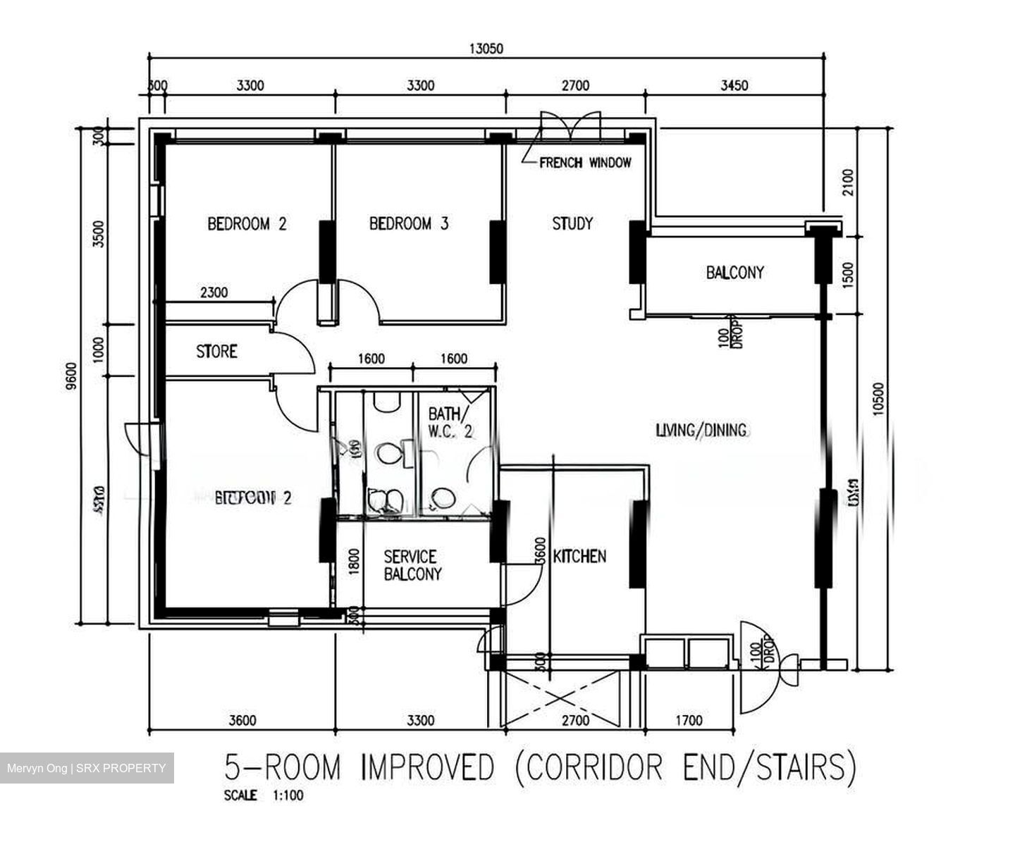Blk 836 Hougang Central (Hougang), HDB 5 Rooms #564605761